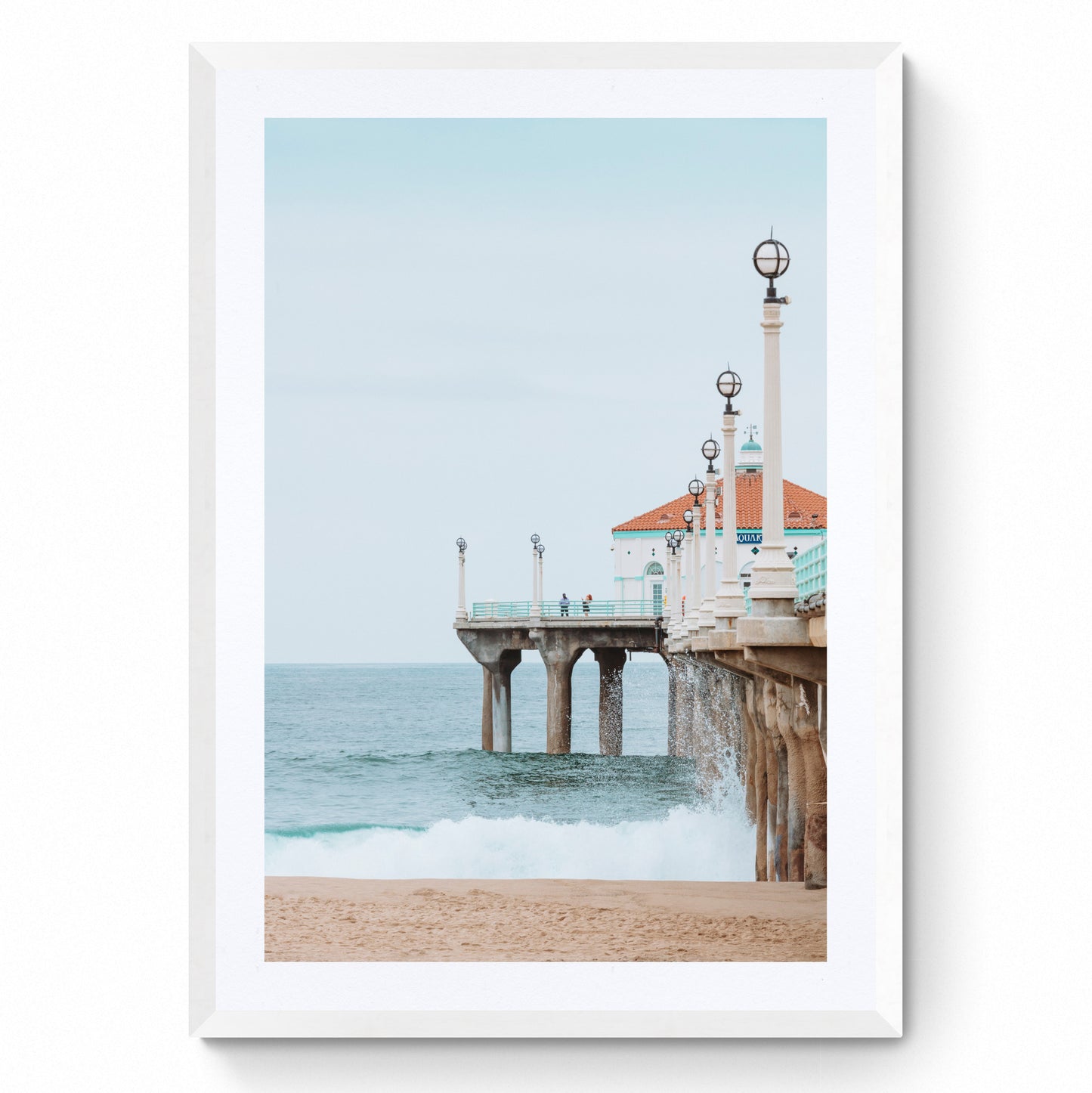 framed wall art beach