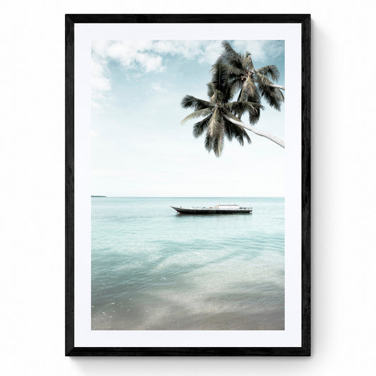 framed wall art beach