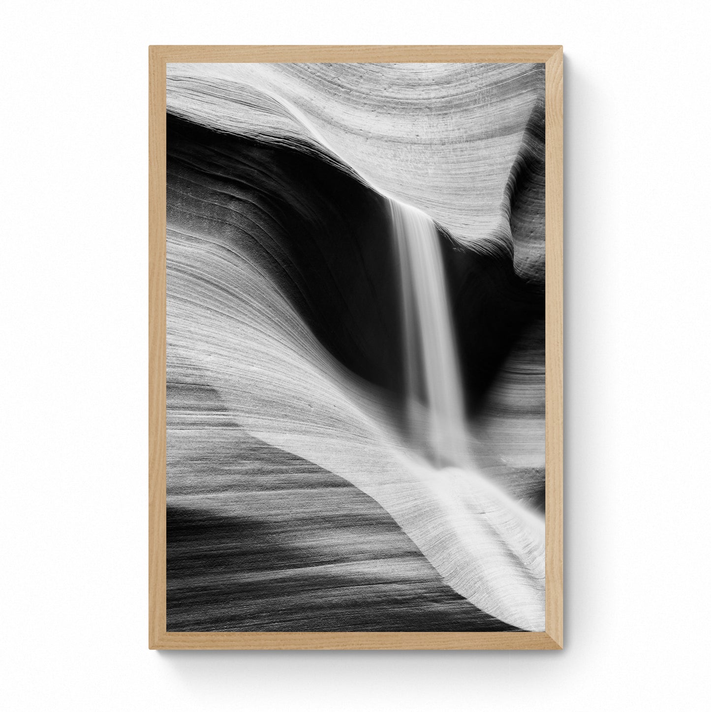antelope canyon black and white