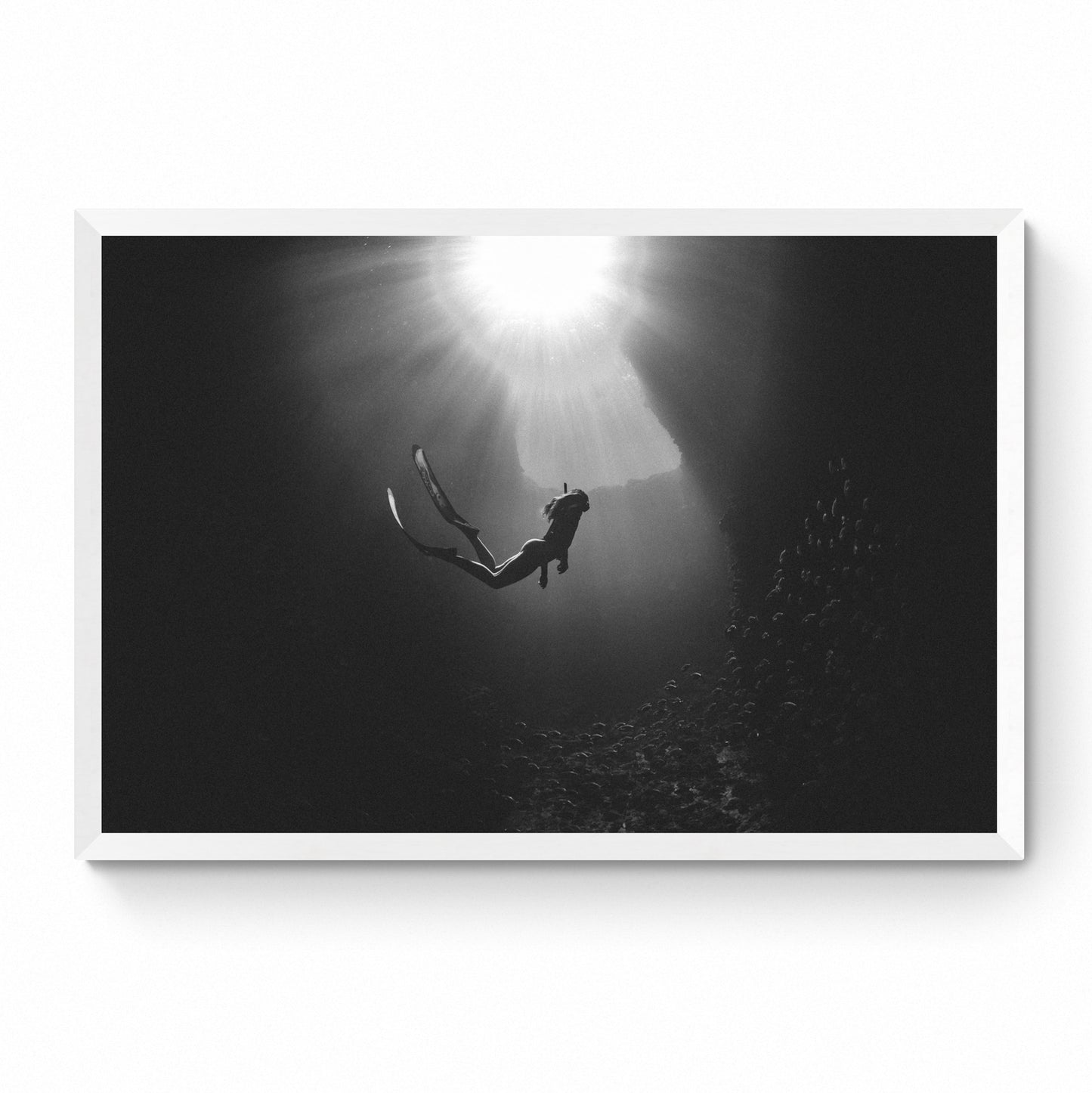 black and white photo art