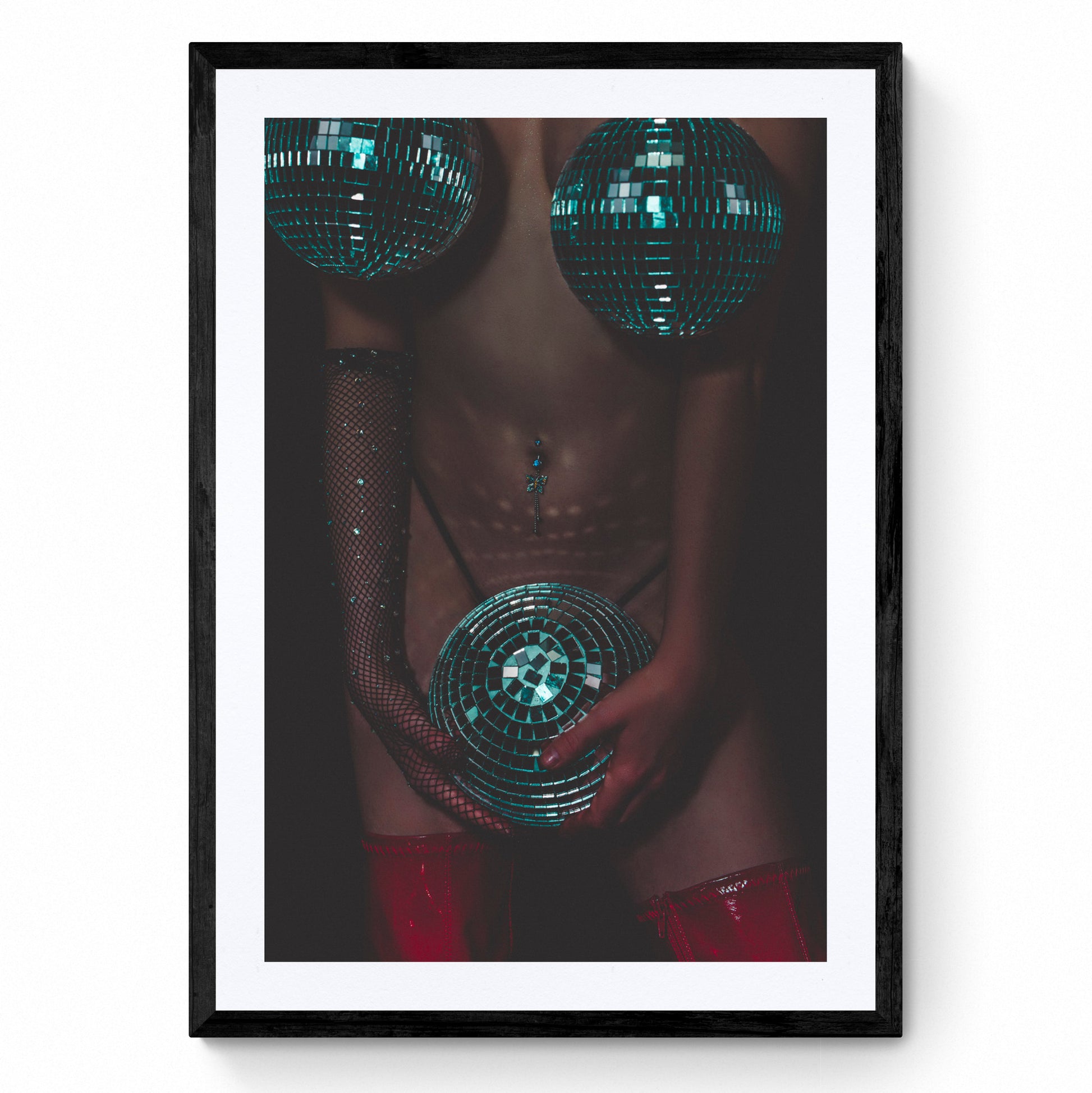 disco ball art