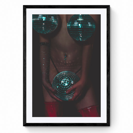 disco ball art