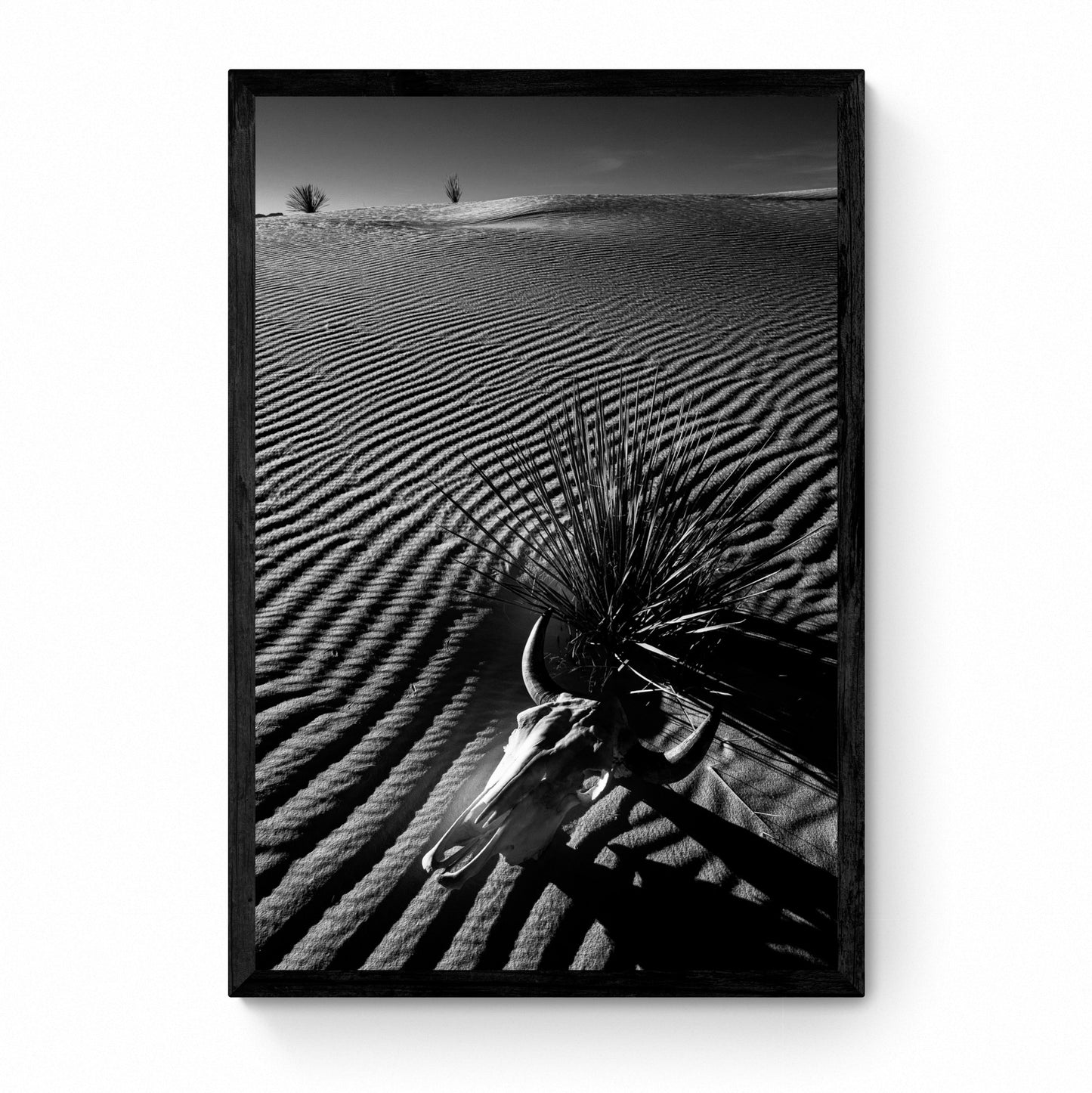 black and white wall art framed