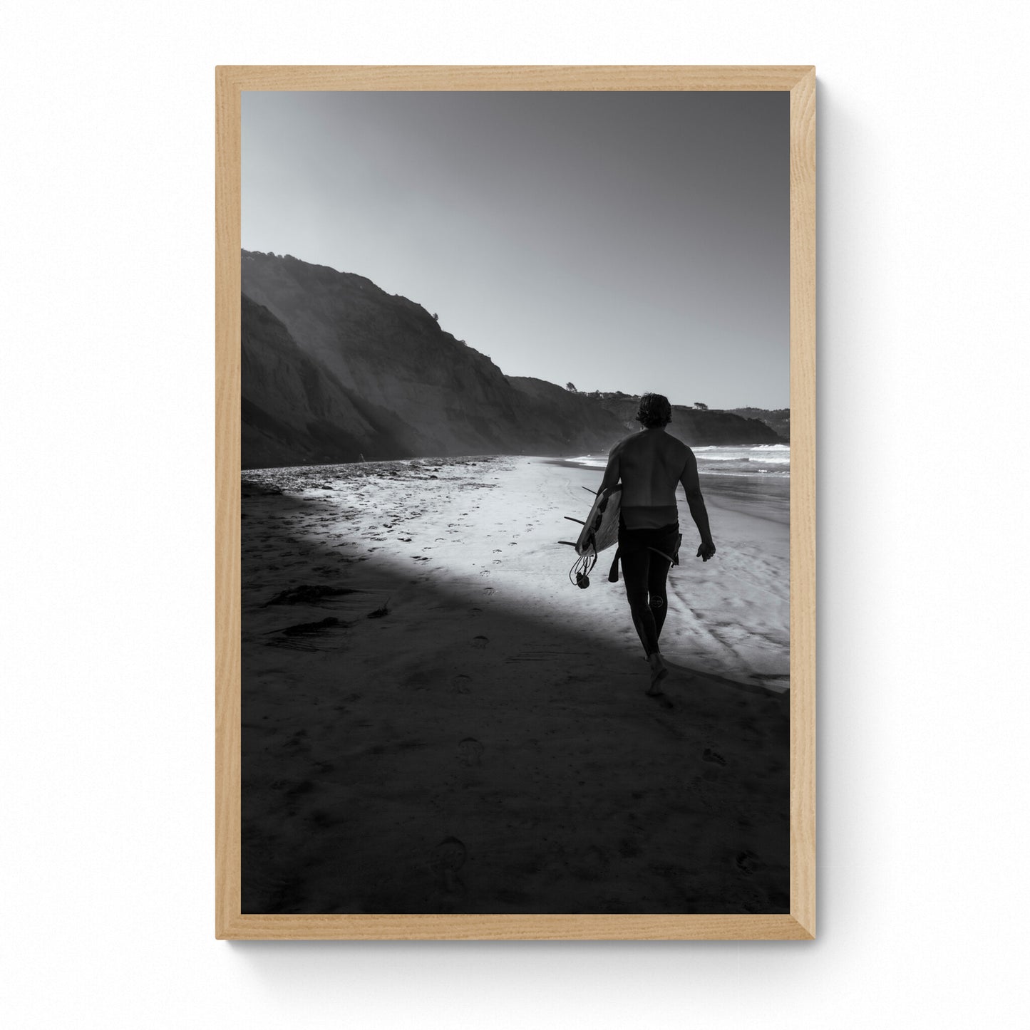 framed surf art