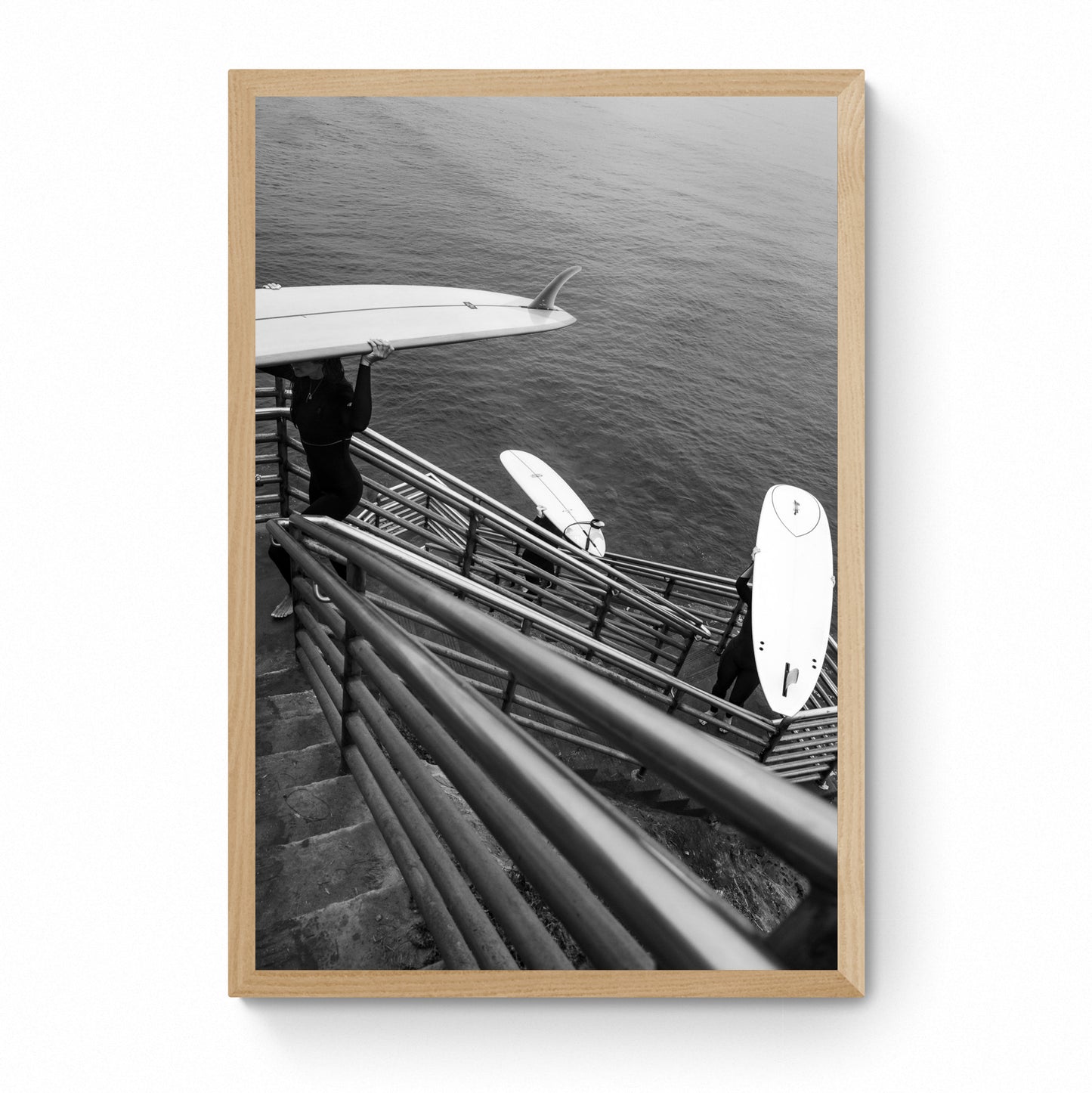 framed surf wall art