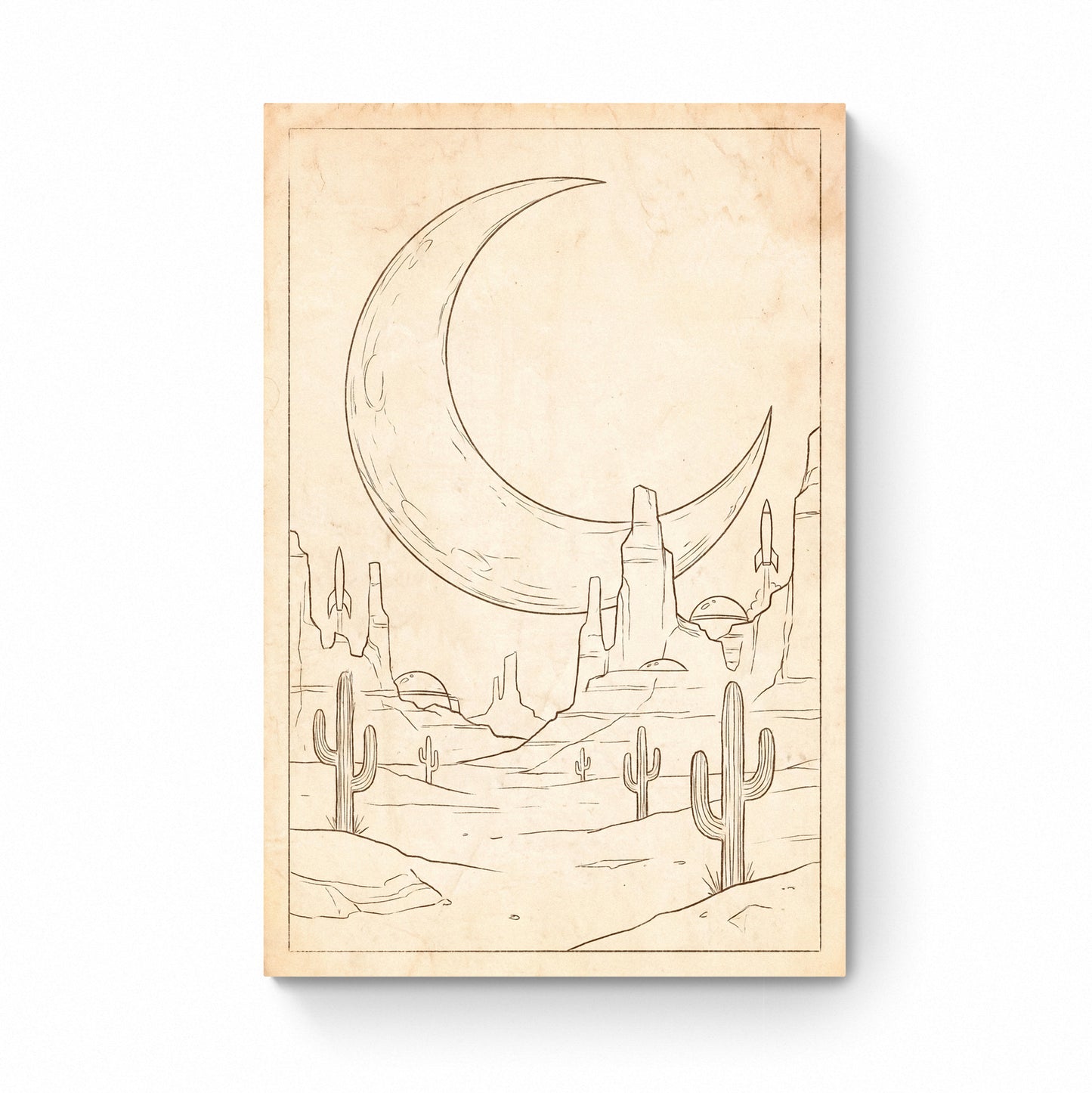 sci-fi desert poster