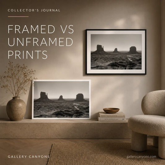 framed vs unframed prints