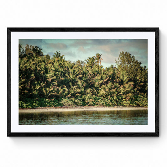 framed beach wall art