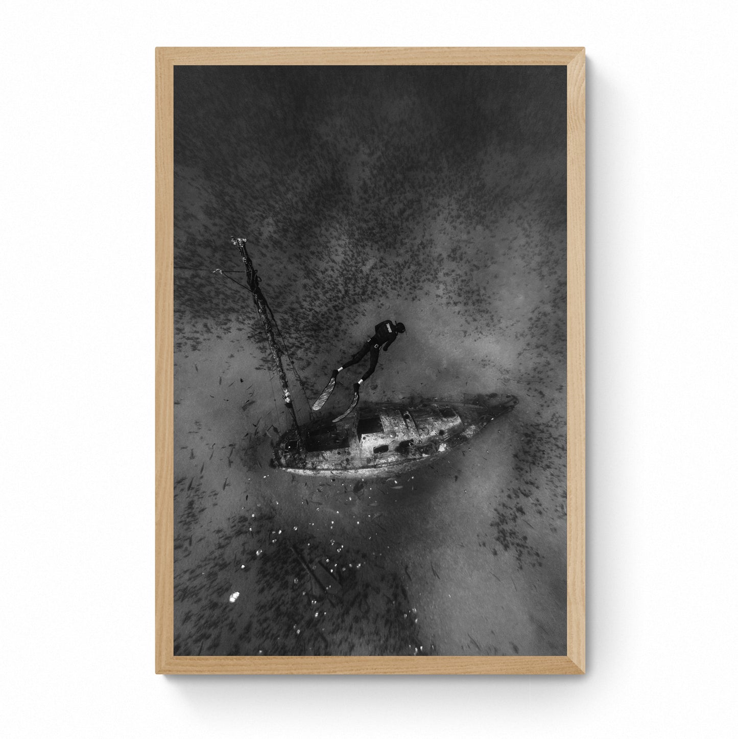 scuba diver art