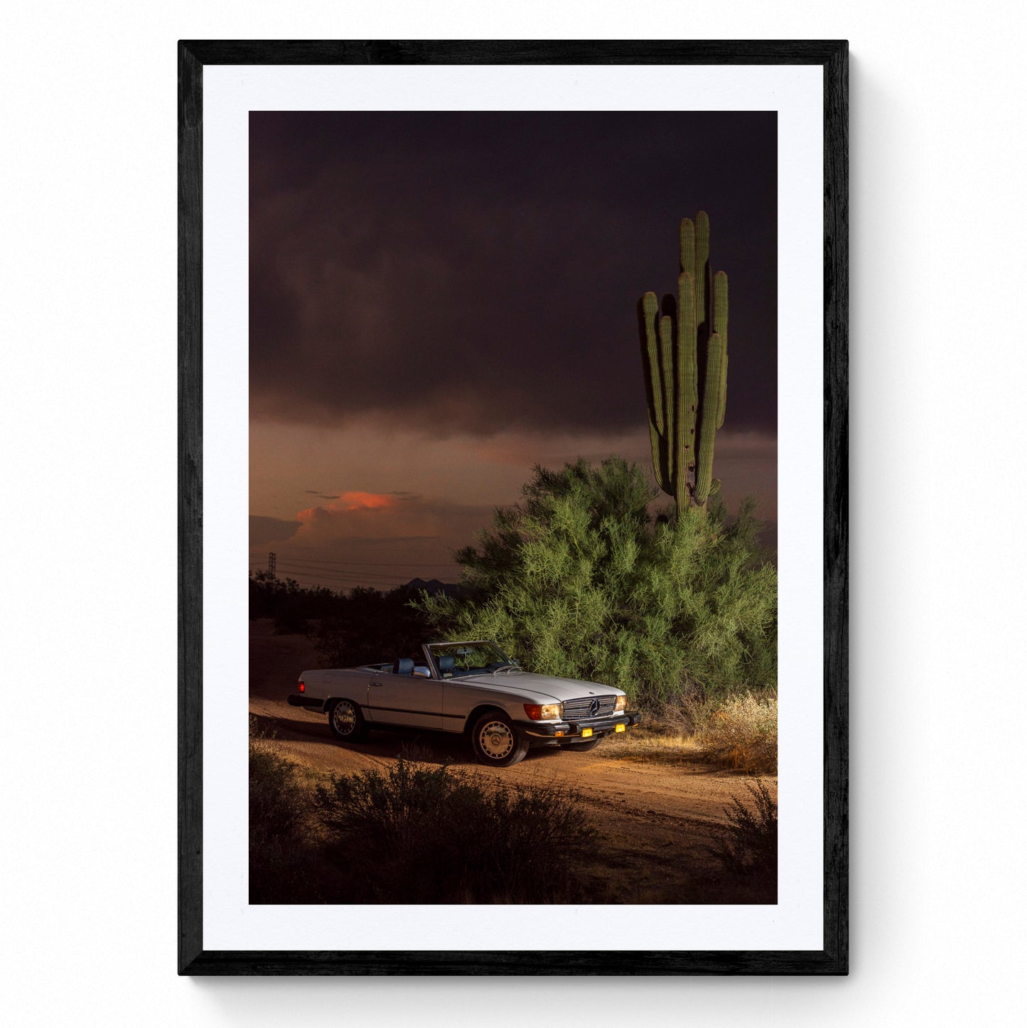 vintage car poster