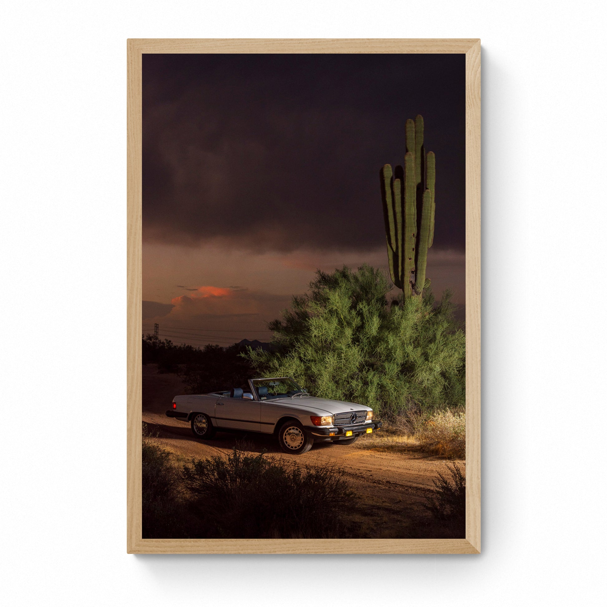 vintage car wall art