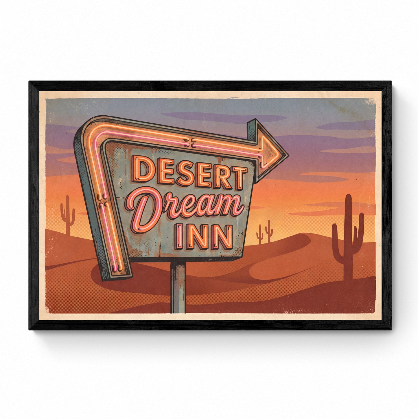 hotel sign poster