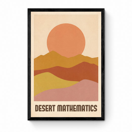 retro desert art