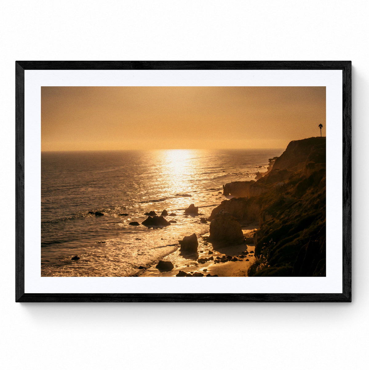 beach sunset wall art