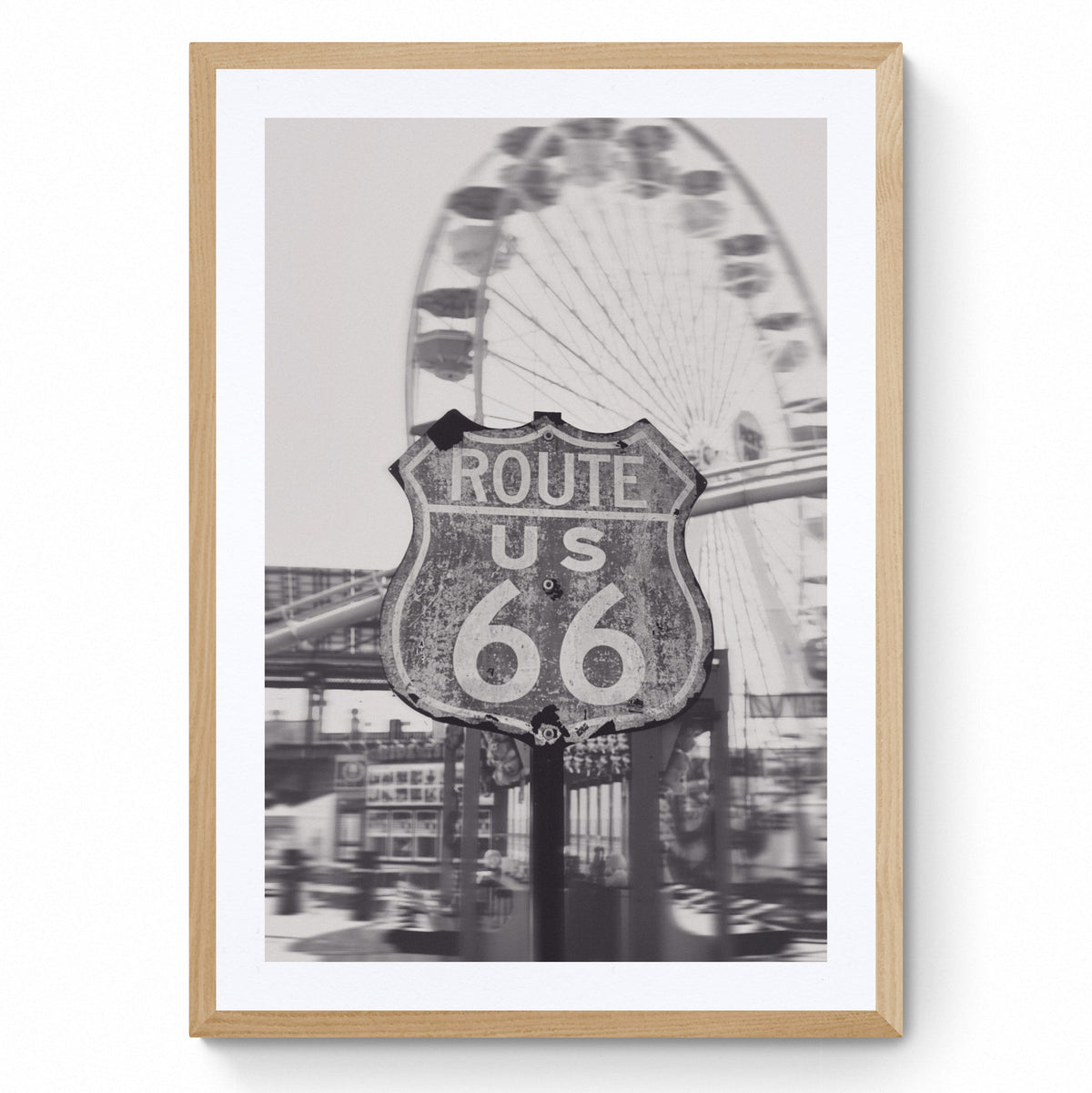 route 66 signs