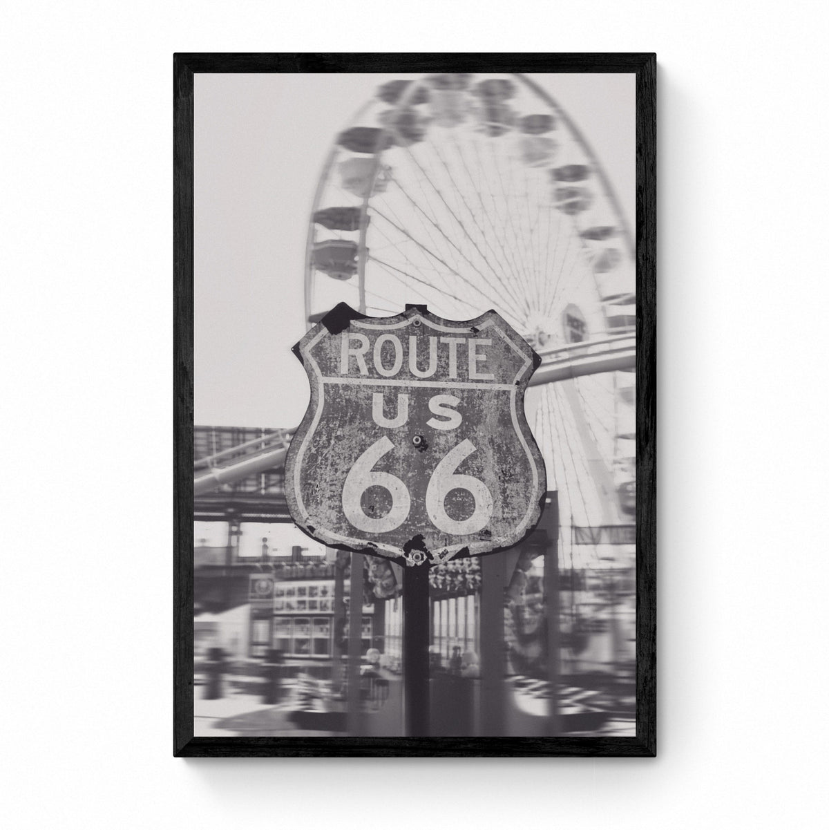 historical route 66 sign