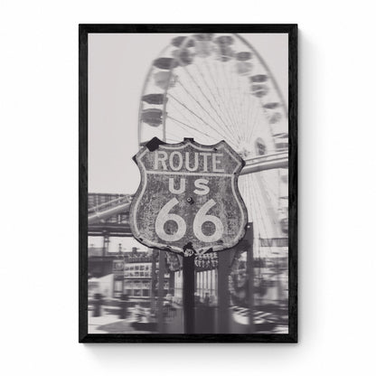 historical route 66 sign