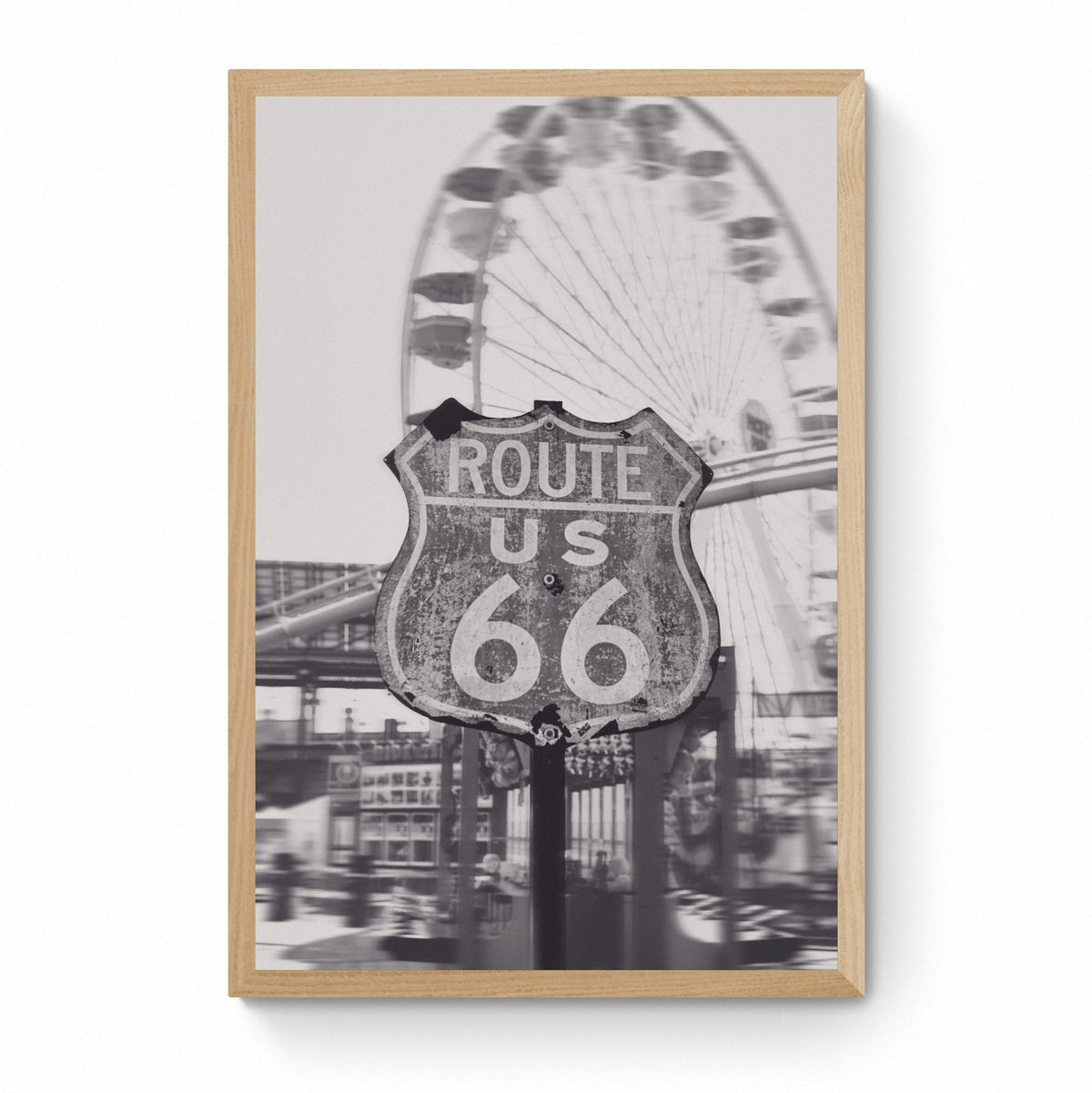 route 66 wall art