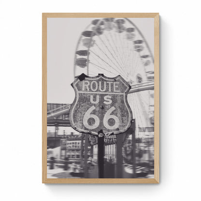 route 66 wall art