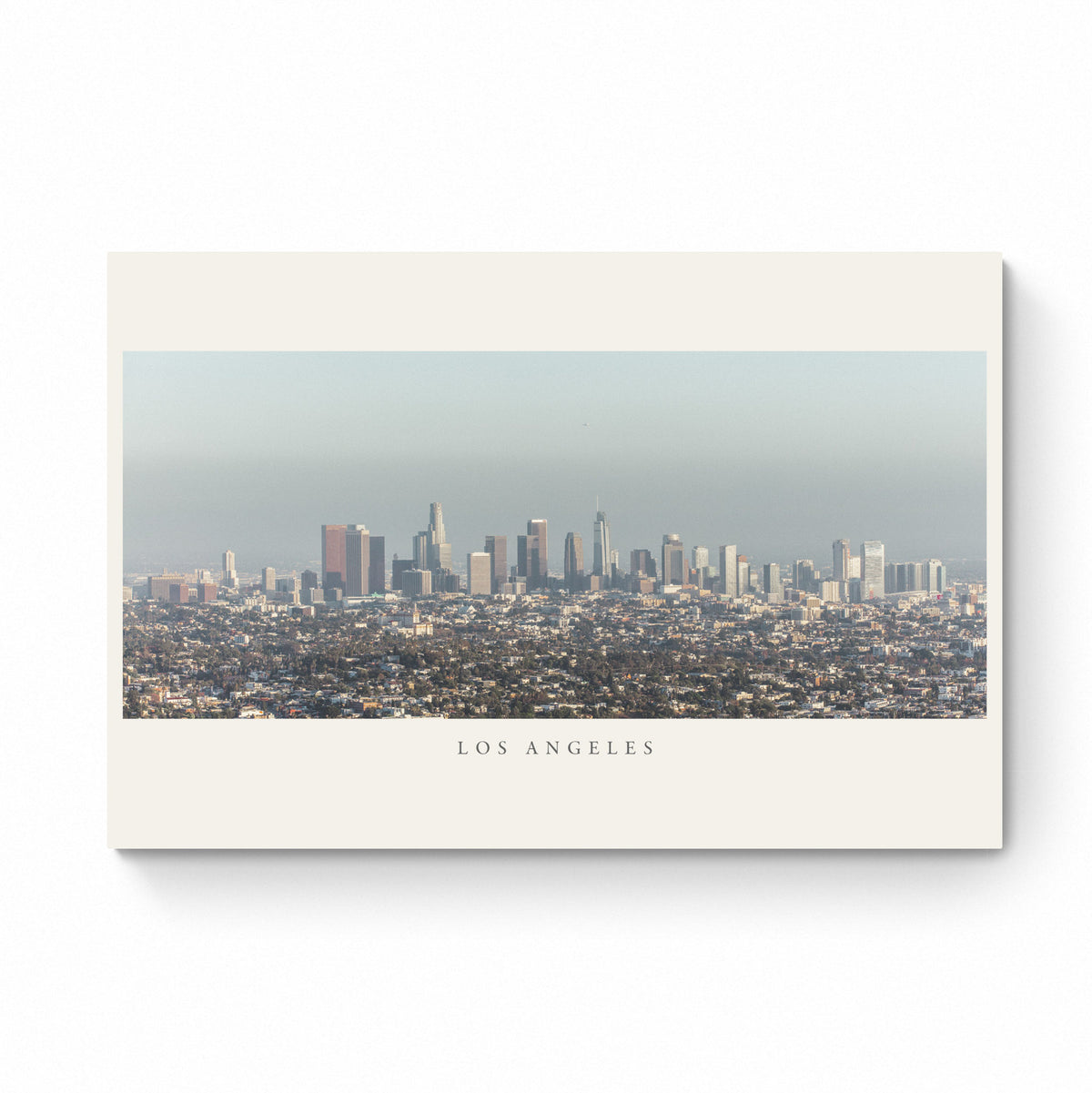 los angeles cityscape print