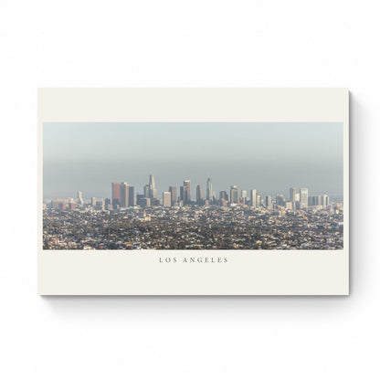 los angeles cityscape print