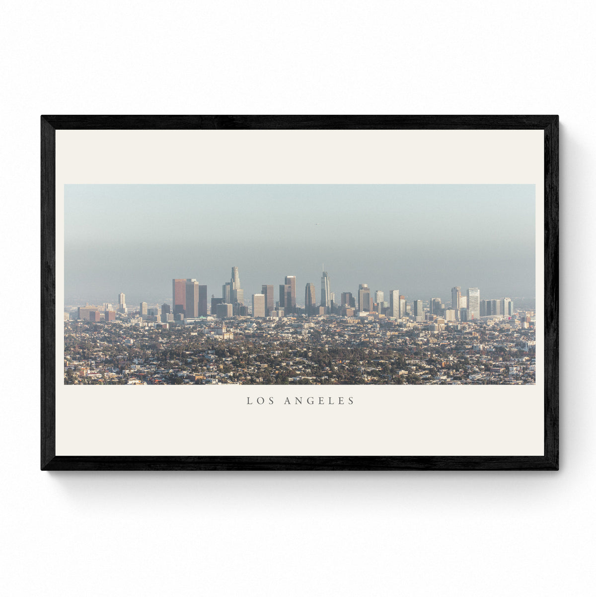 los angeles skyline wall art