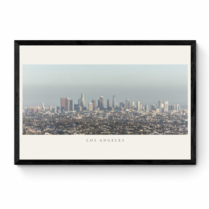 los angeles skyline wall art