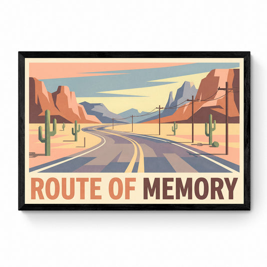 retro travel prints