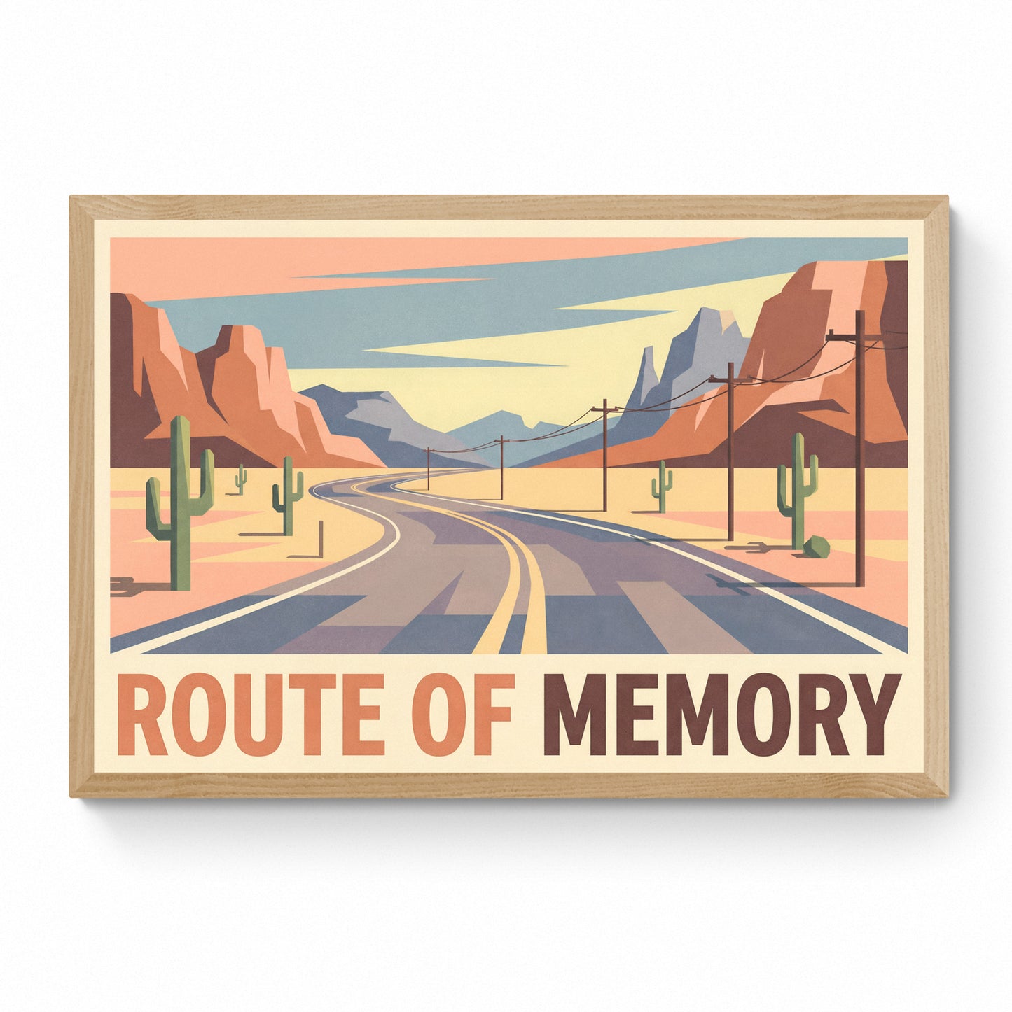 retro travel poster