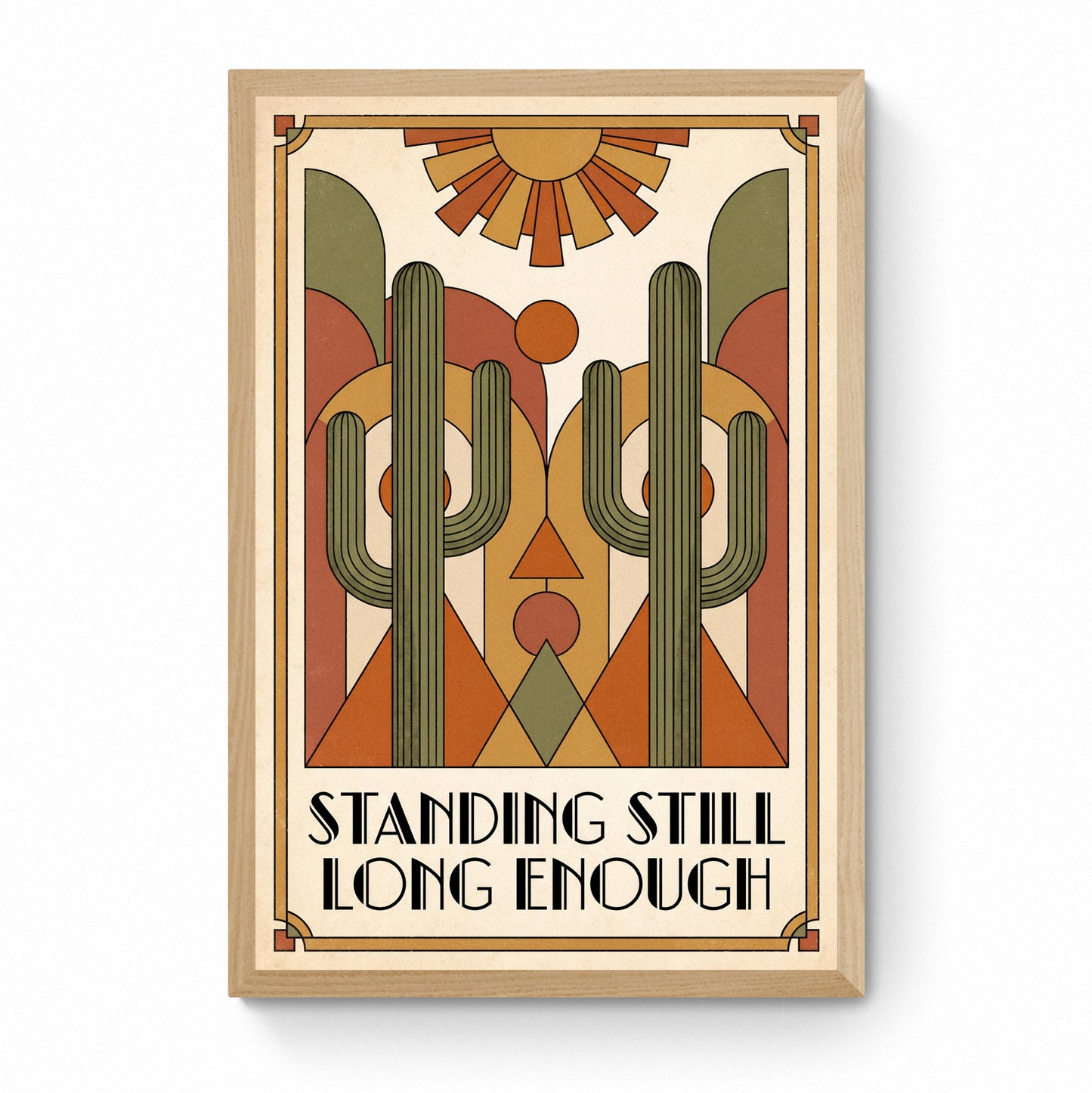 vintage cactus print