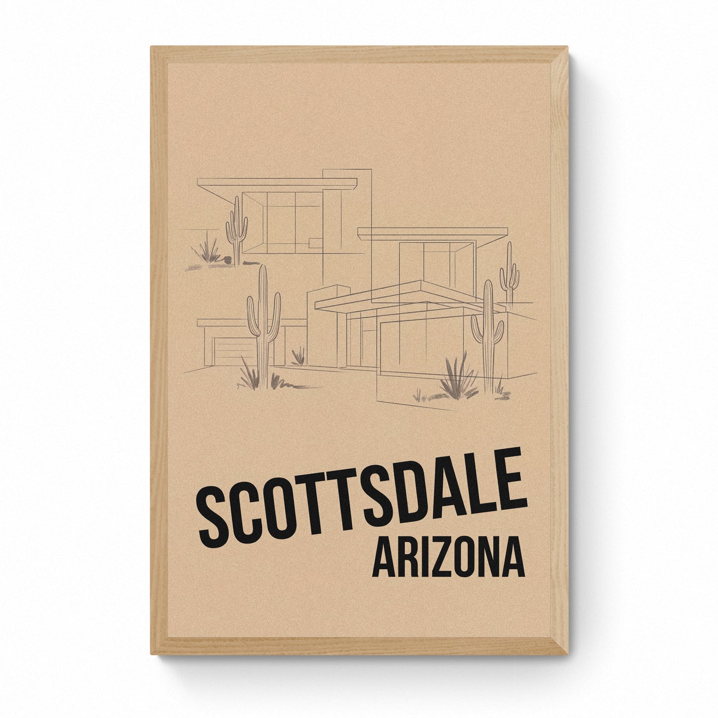 scottsdale typography poster