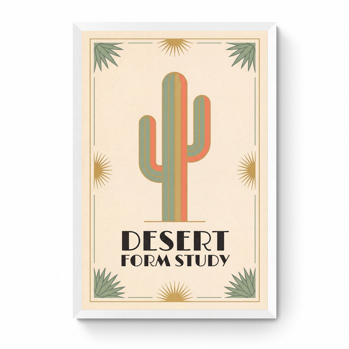 boho cactus wall art