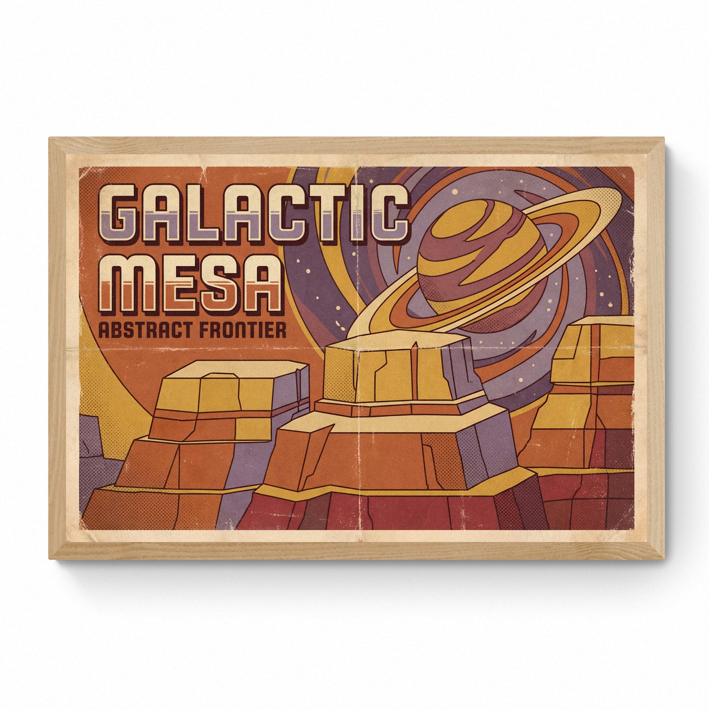 vintage sci fi poster art