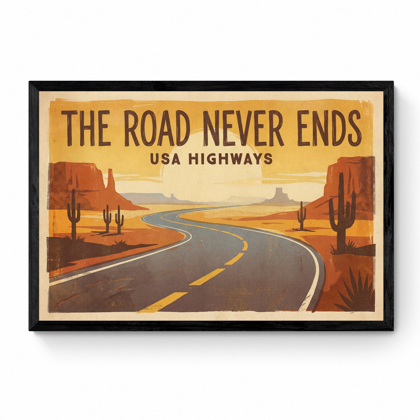 retro poster travel