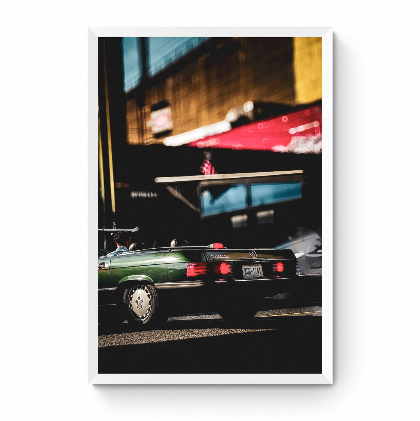 vintage car print