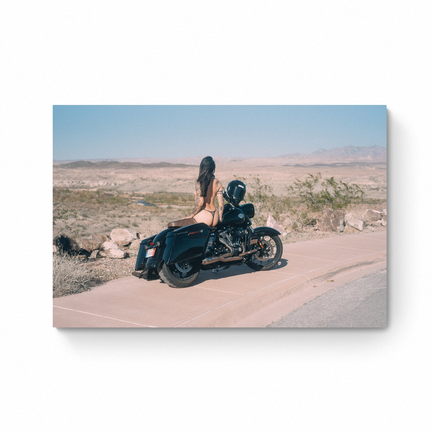 girl on a motorcycle