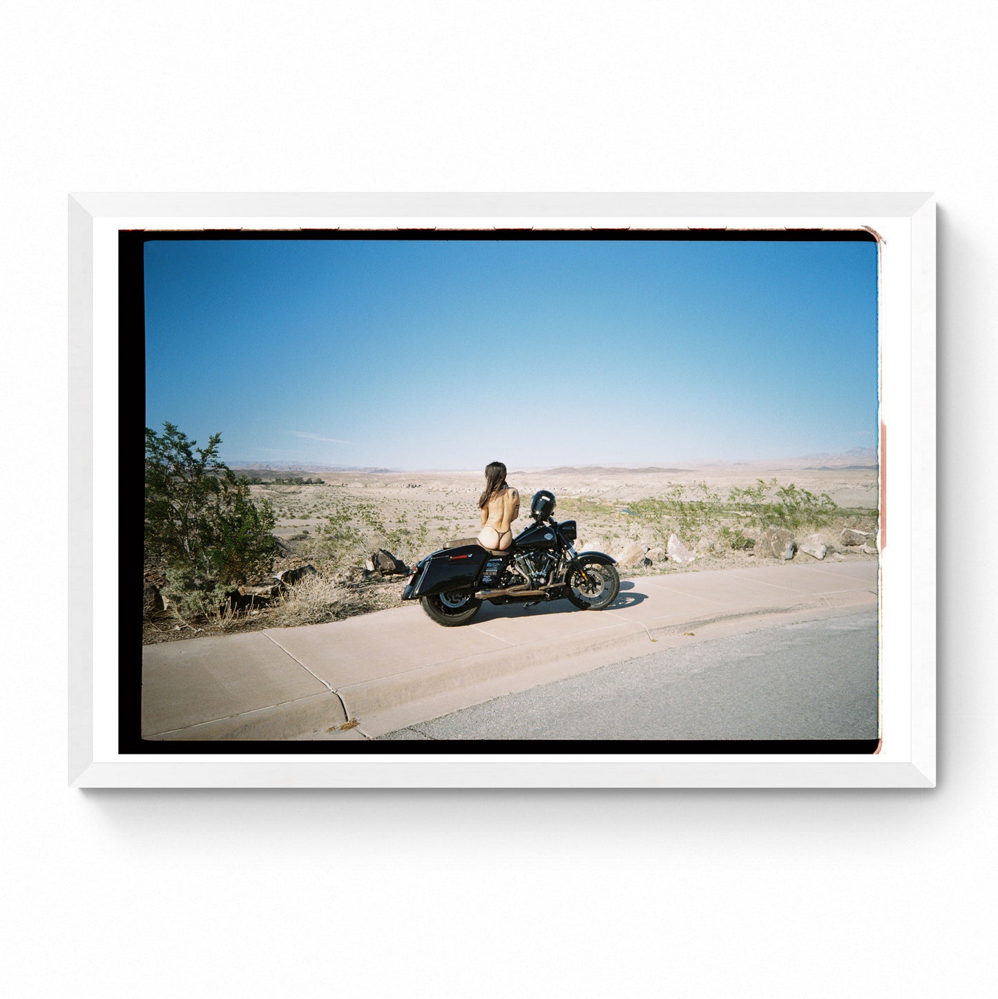 biker girl wall art for sale