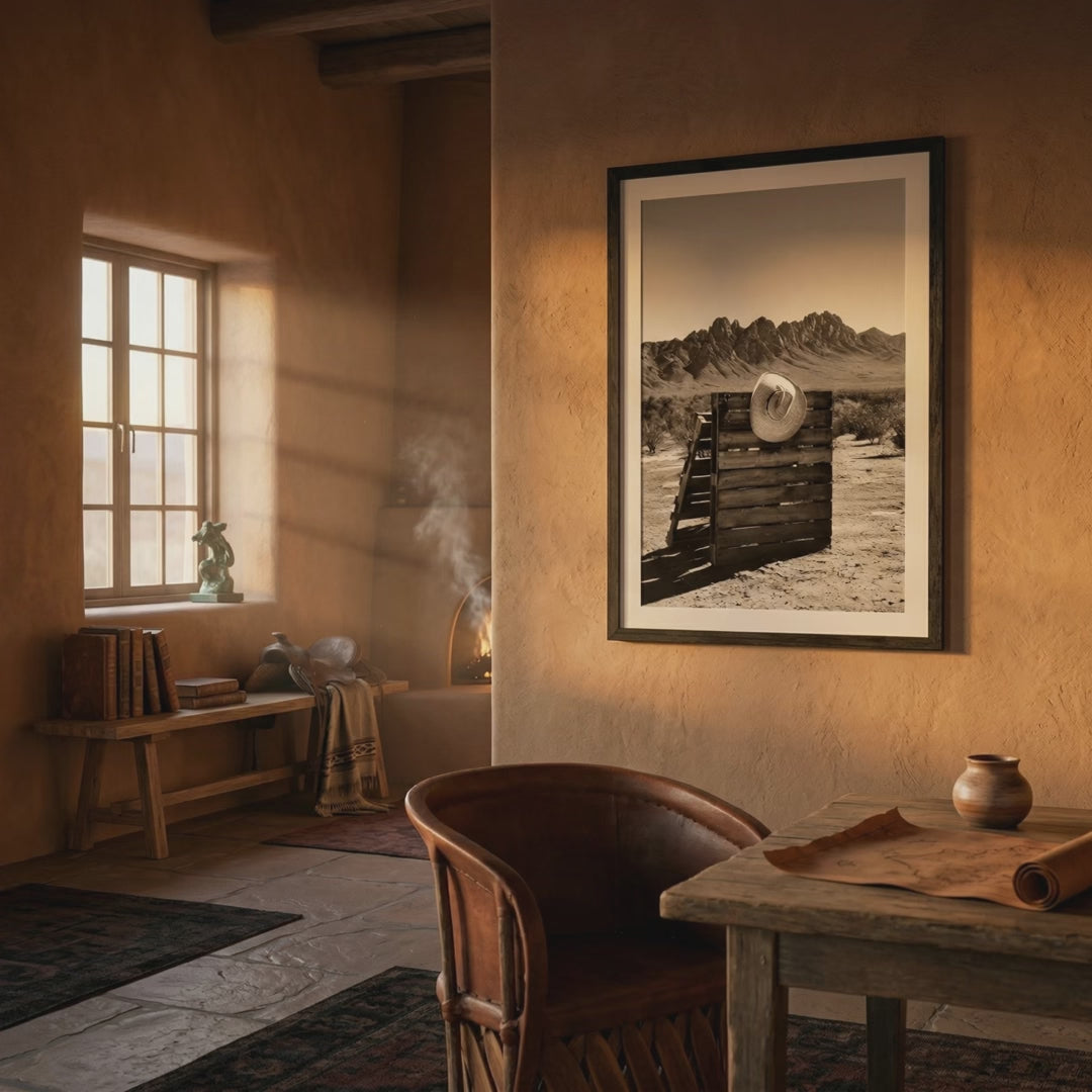 cowboy hat wall art