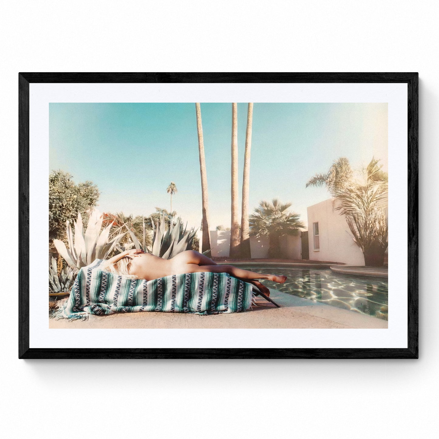 framed retro wall art