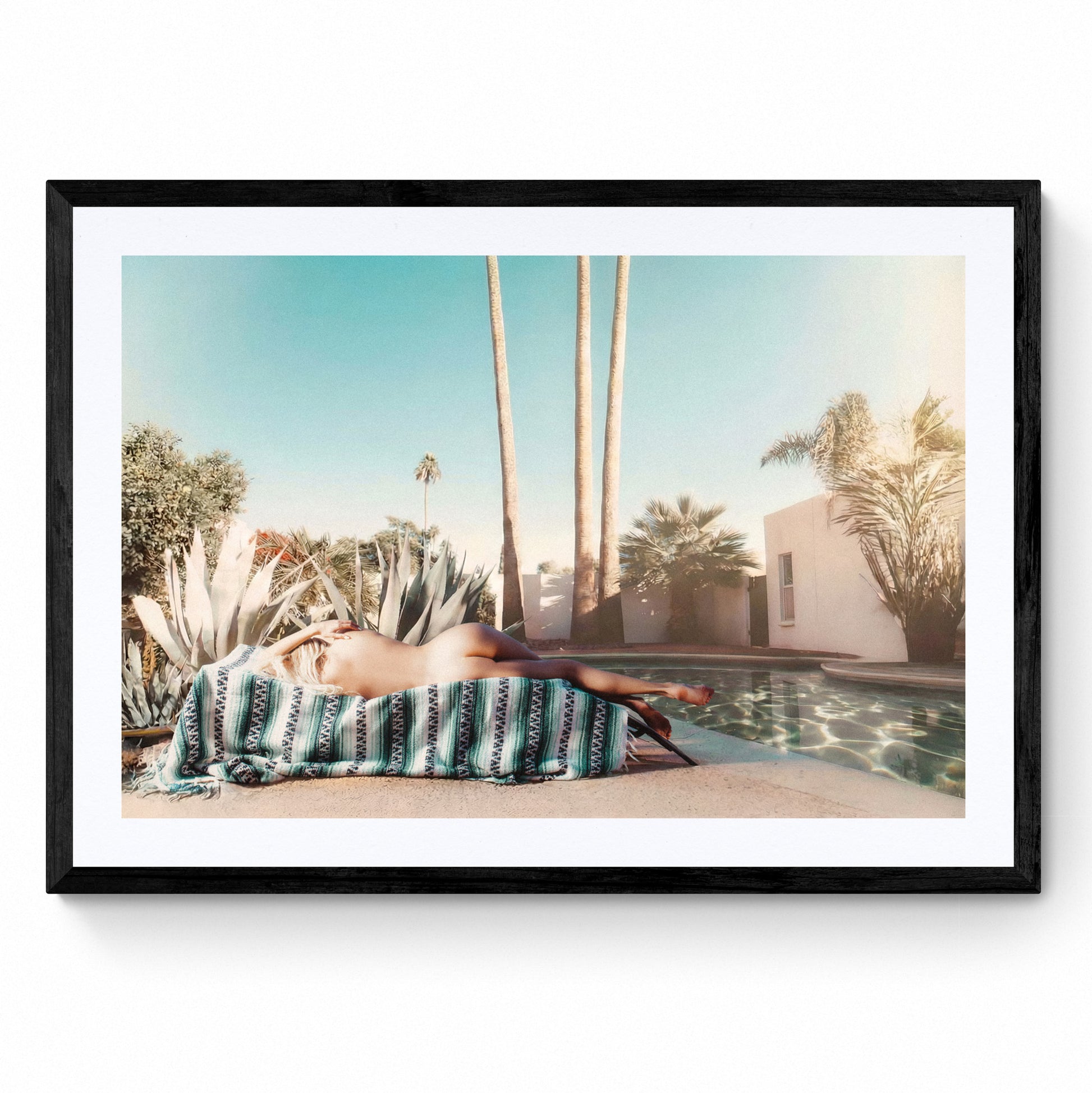 framed retro wall art