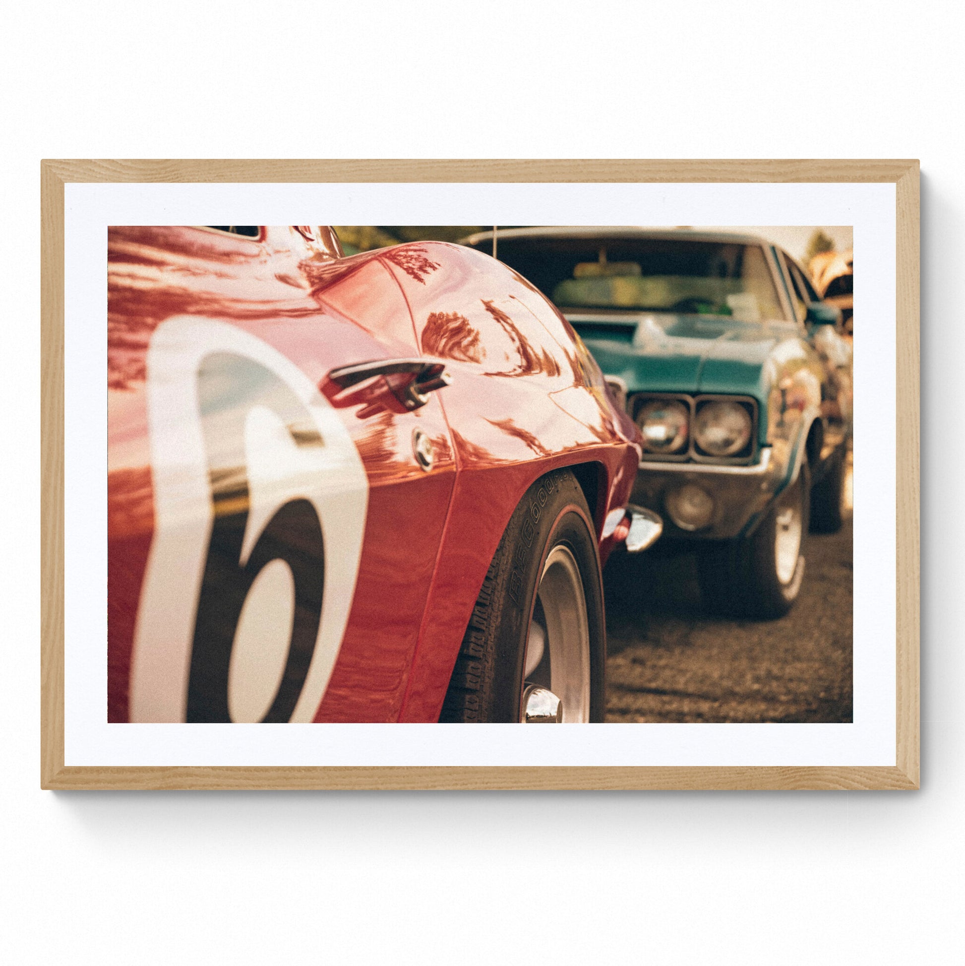 classic car wall art