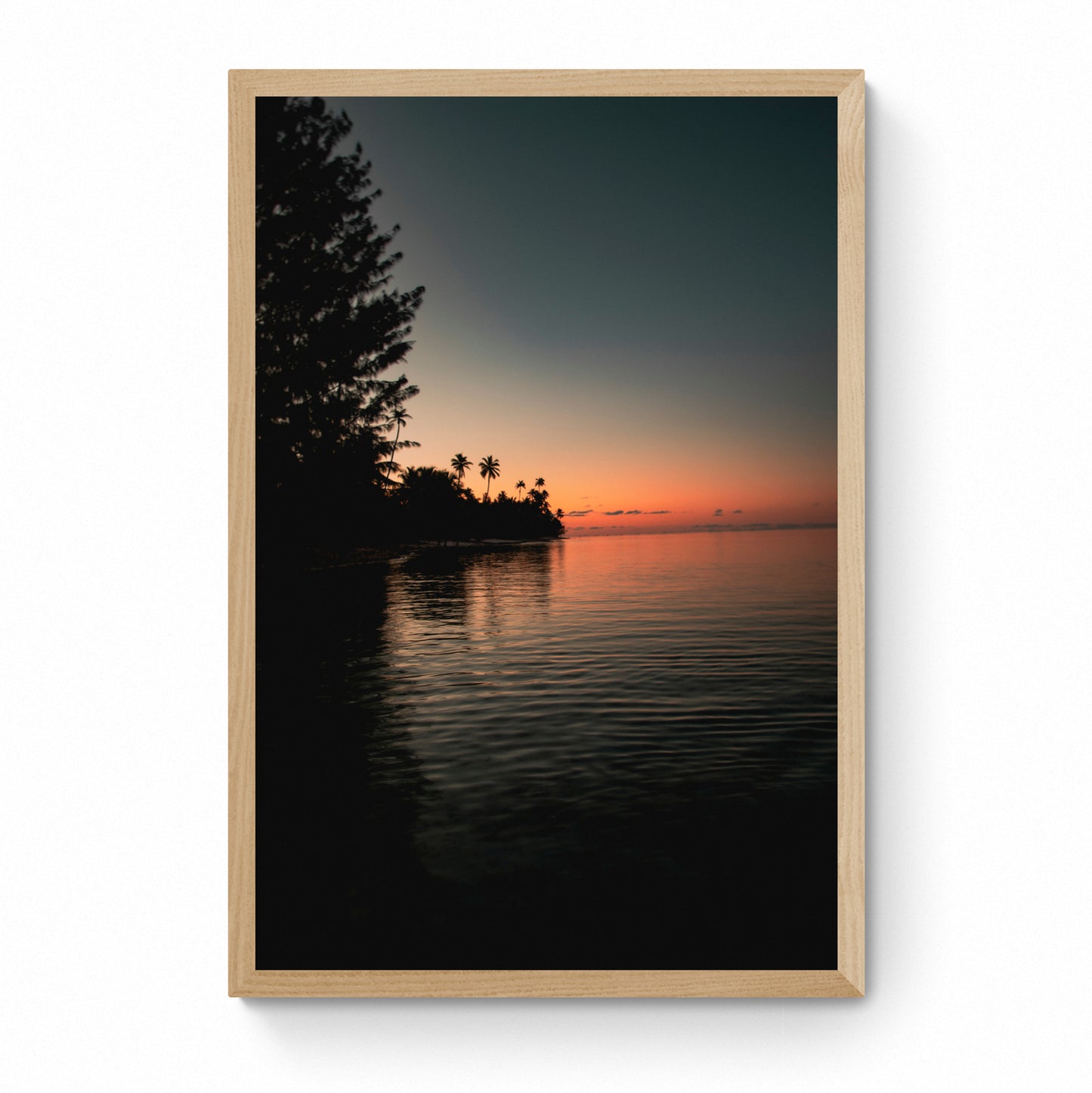 framed beach wall art